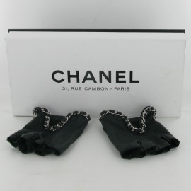 Mitaines cuir CHANEL