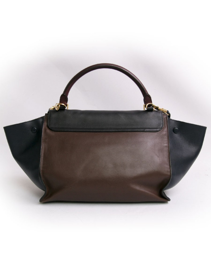 Sac Trapèze CÉLINE tricolore 