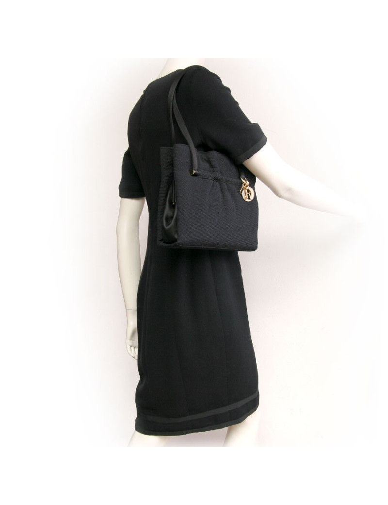 Sac DIOR en piqué et satin de soie 