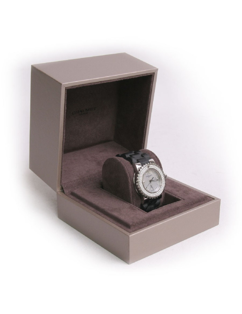 Montre CHAUMET "Class One" sertie de diamants