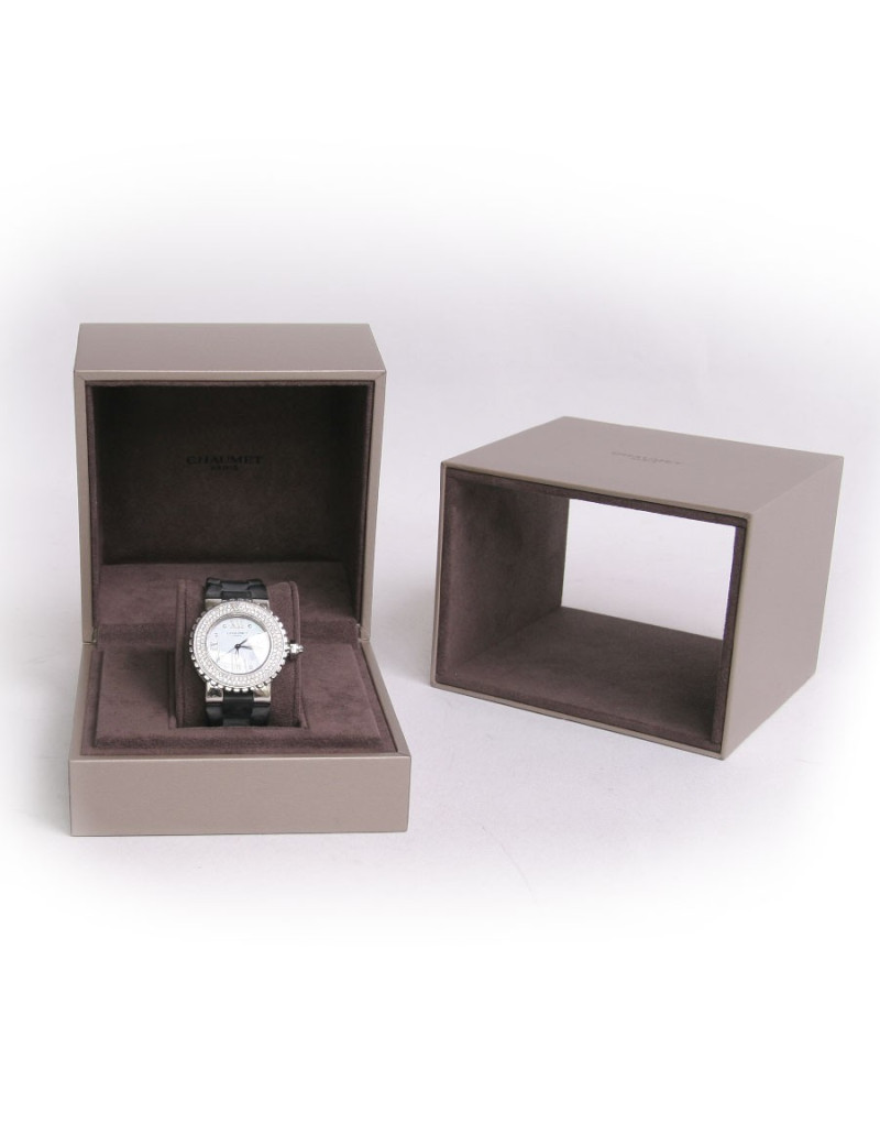 Montre CHAUMET "Class One" sertie de diamants