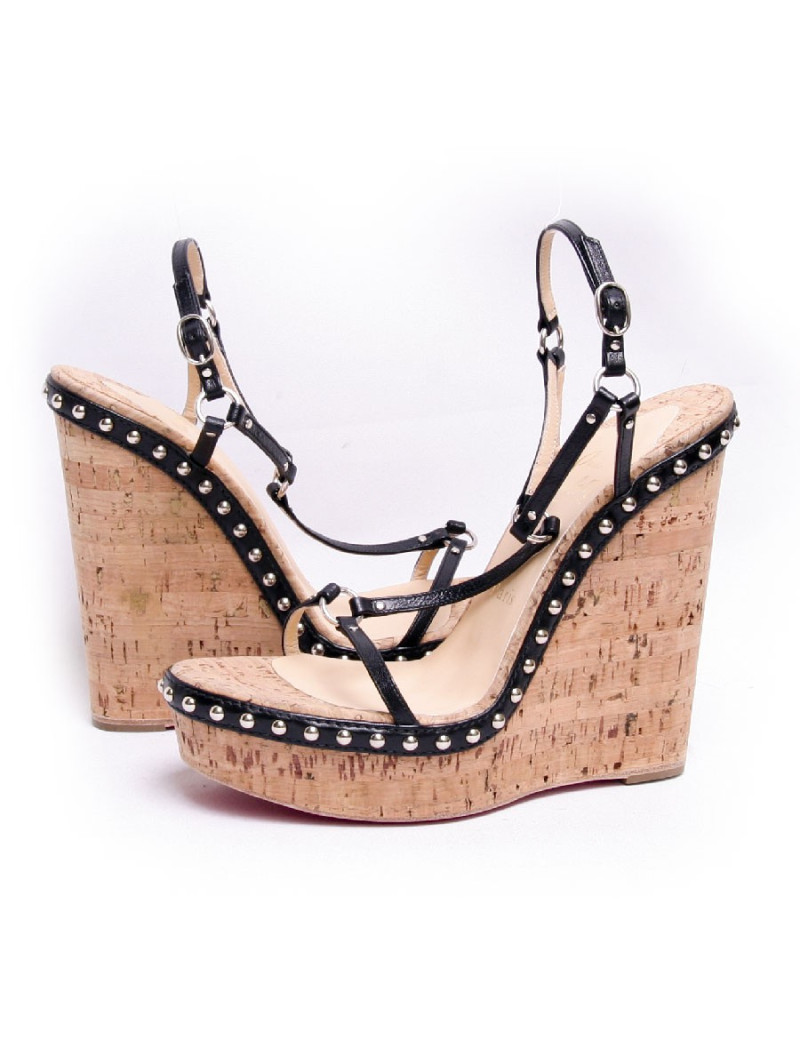 Sandales compensés CHRISTIAN LOUBOUTIN T38,5