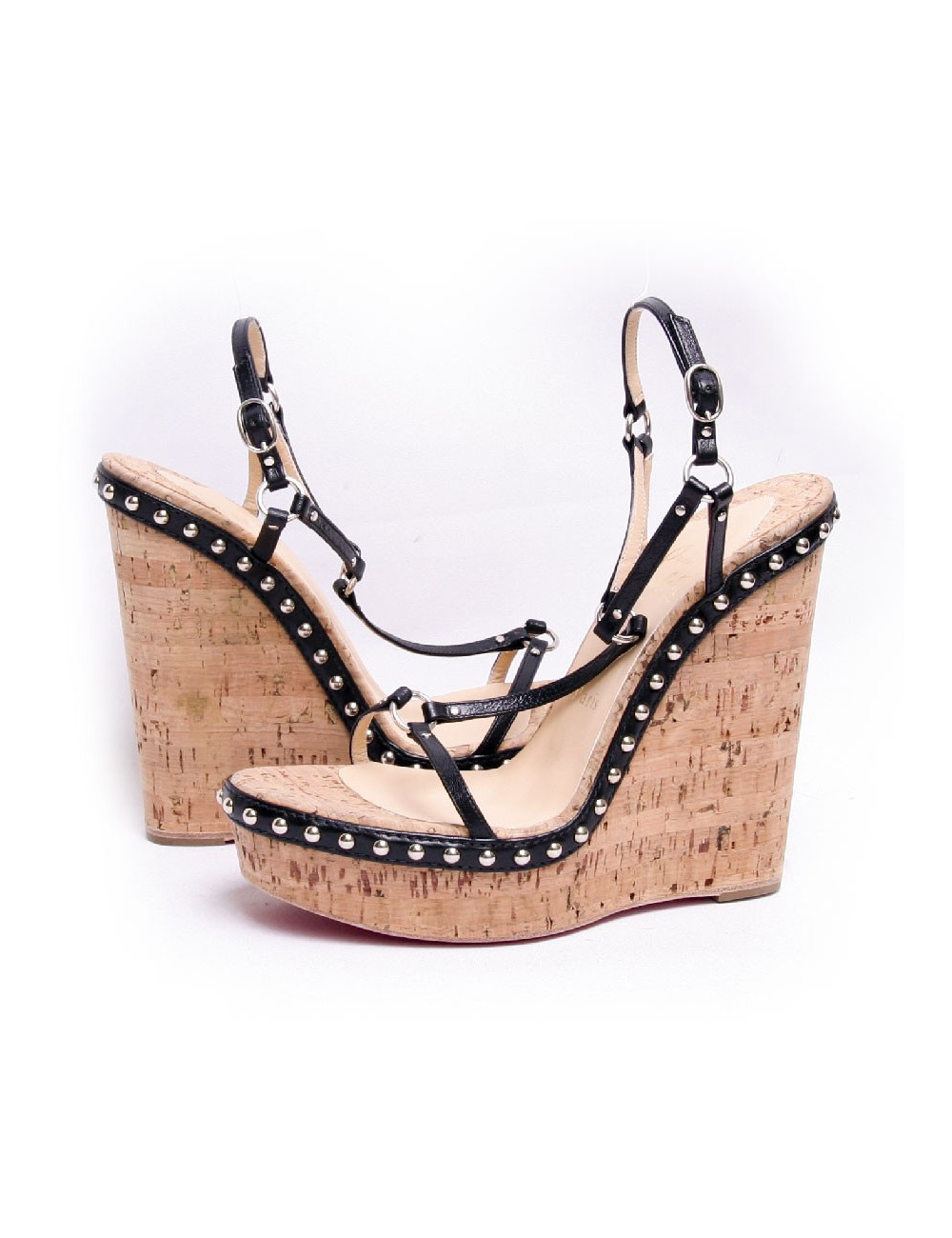 Sandales compensés CHRISTIAN LOUBOUTIN T38,5