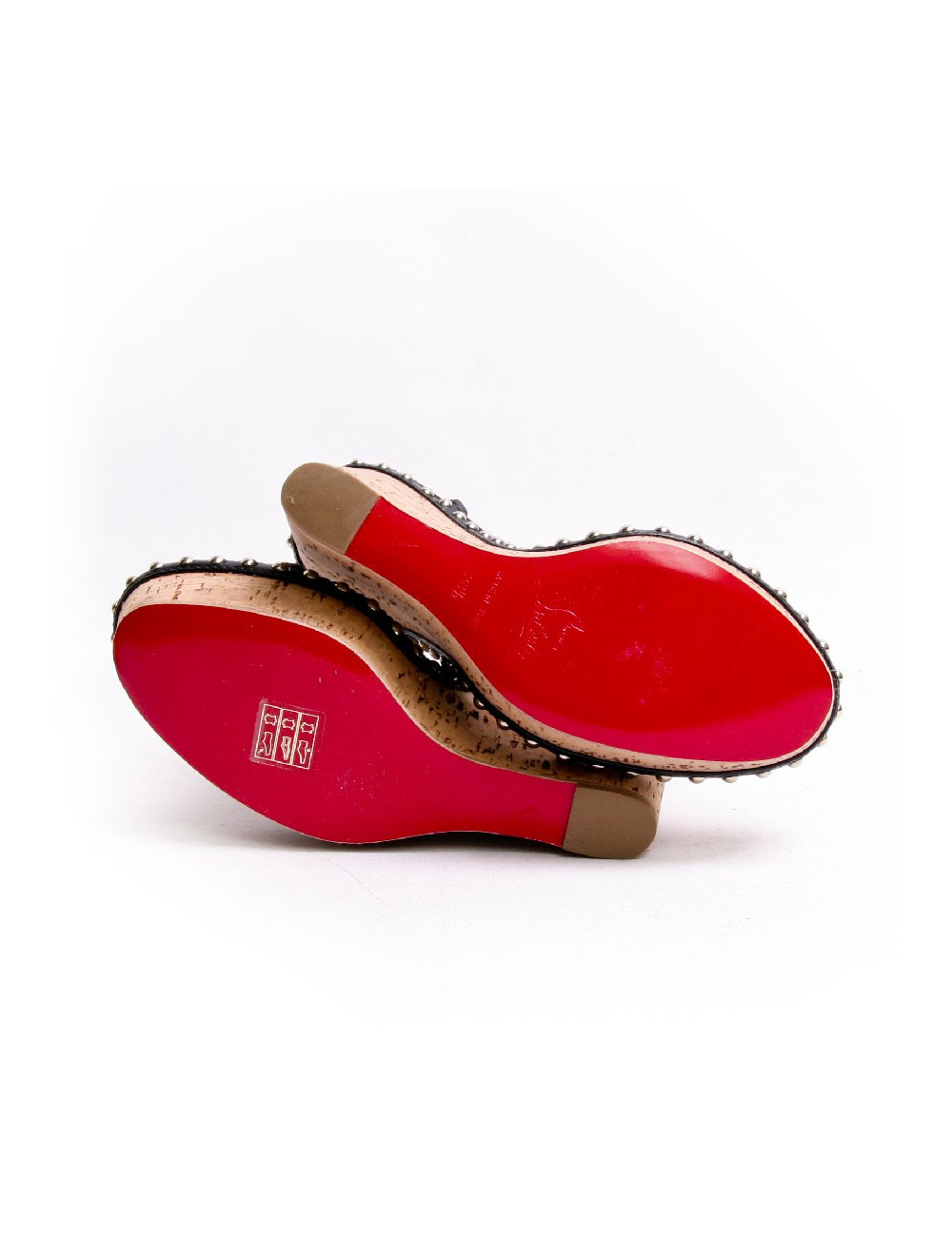 Sandales compensés CHRISTIAN LOUBOUTIN T38,5