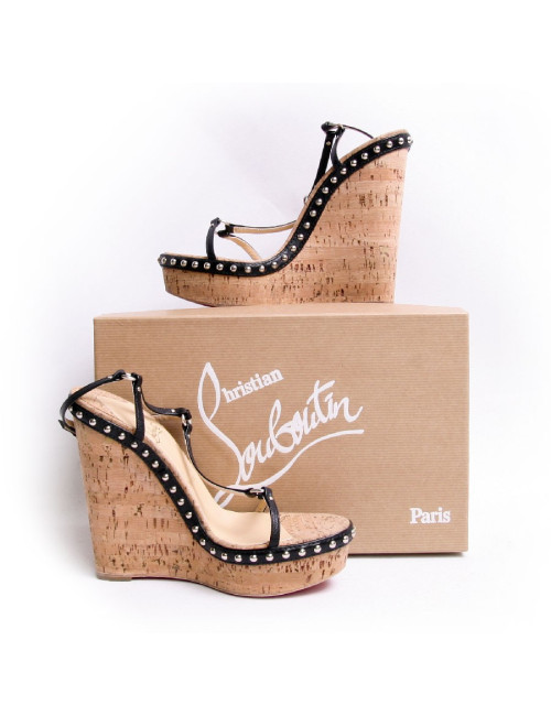 Sandales compensés CHRISTIAN LOUBOUTIN T38,5