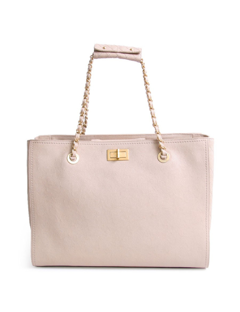 Sac cabas CHANEL cuir  naturel