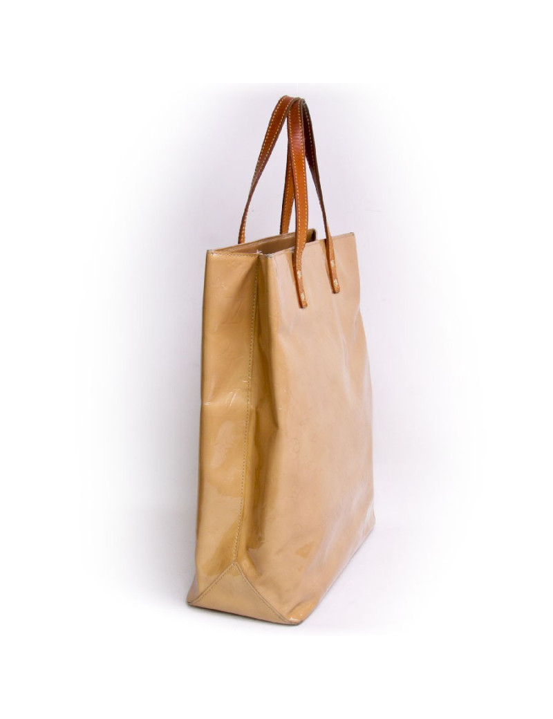 Sac LOUIS VUITTON toile monogram vernie crème