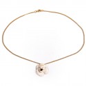 Necklace ivory enamel CHANEL Camellia