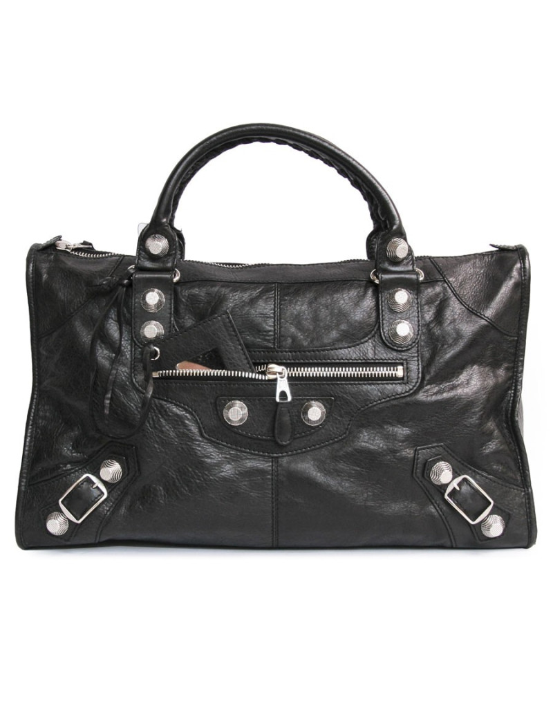 Sac BALANCIAGA  GM  noir bijouterie argent