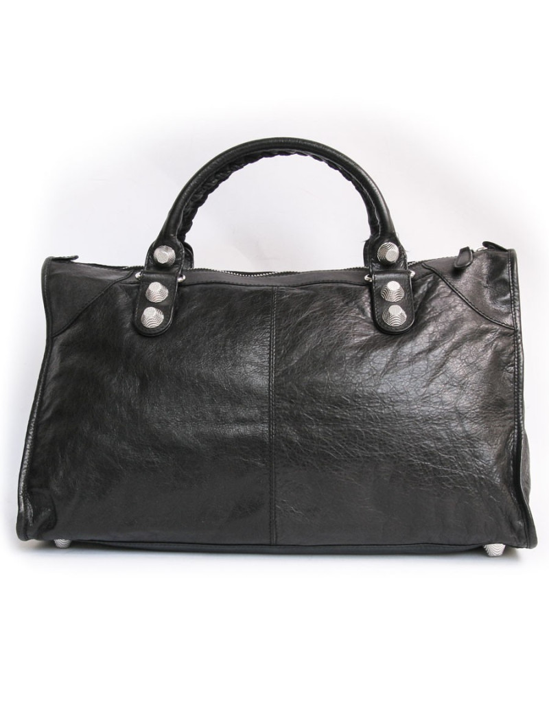 Sac BALANCIAGA  GM  noir bijouterie argent