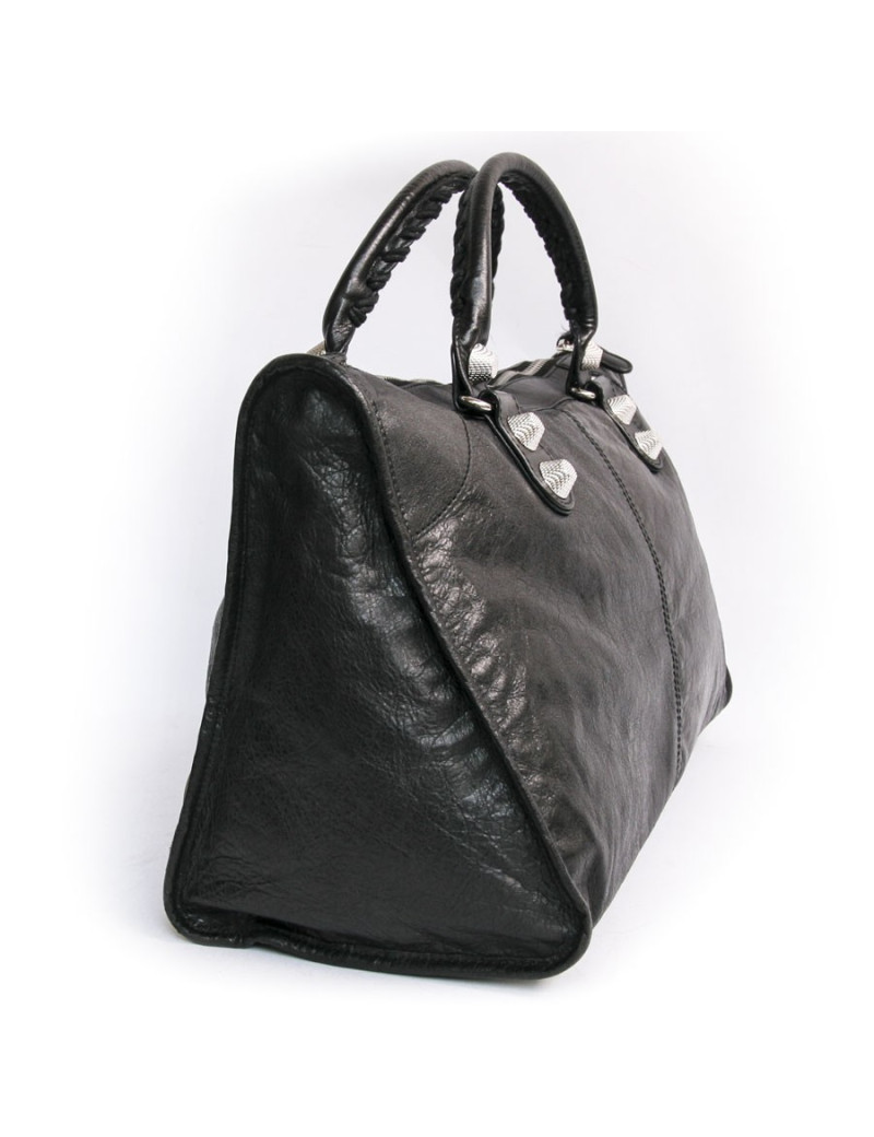 Sac BALANCIAGA  GM  noir bijouterie argent