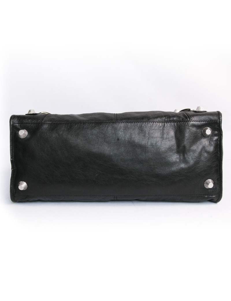 Sac BALANCIAGA  GM  noir bijouterie argent