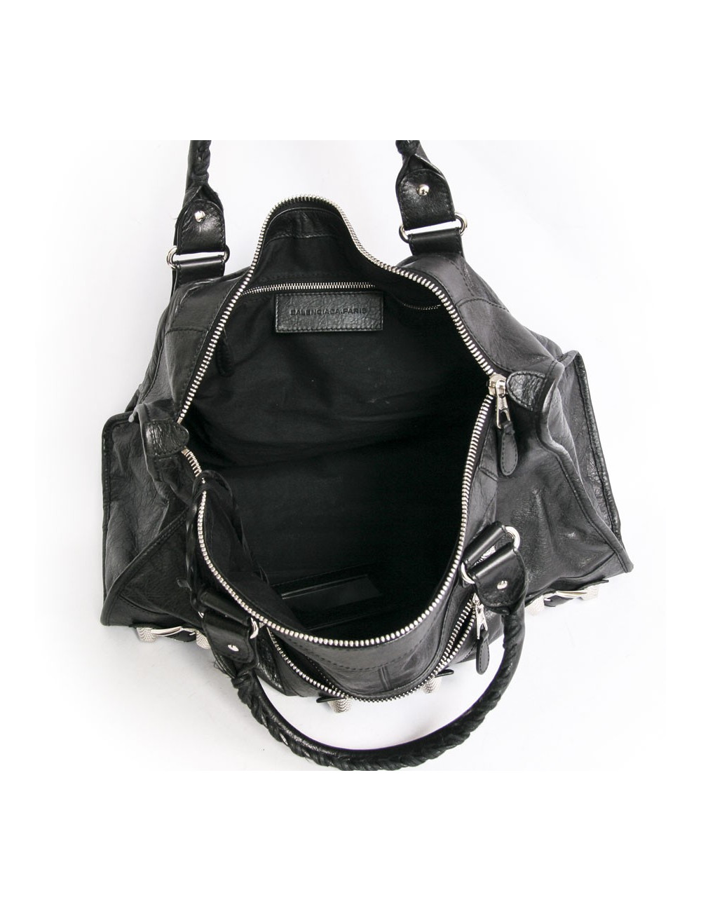 Sac BALANCIAGA  GM  noir bijouterie argent