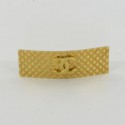 For CHANEL quilted gold hair Barrette