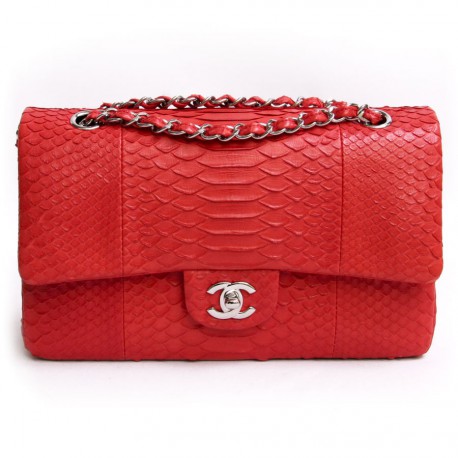 Chanel mini rectangular in coral pink, Luxury, Bags & Wallets on