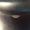 Protège- répertoire HERMES cuir box noir 