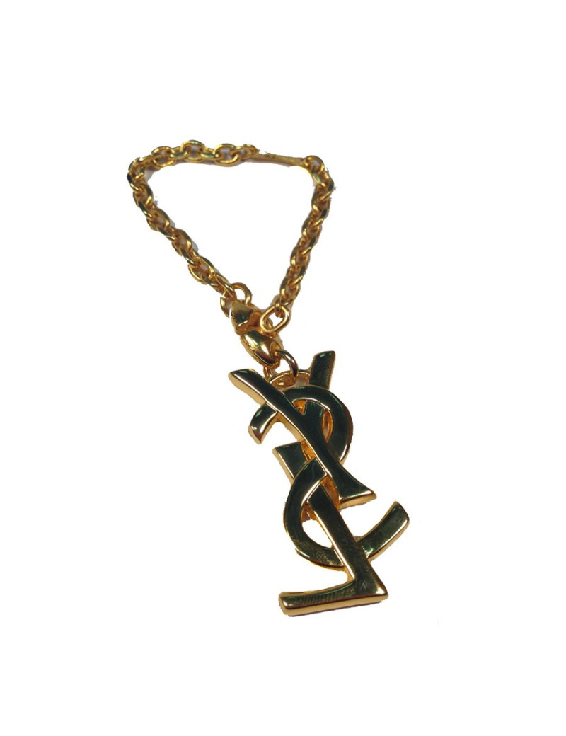 Porte-clefs YSL YVES SAINT LAURENT doré