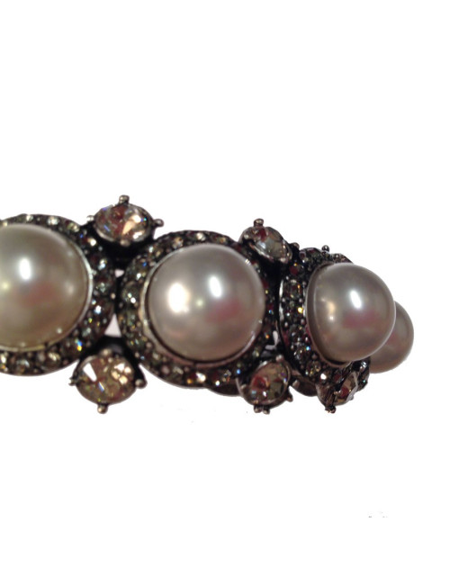 Bracelet LANVIN perles nacrées et brillants