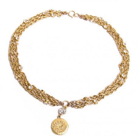 Collier triple rangs CHANEL couture