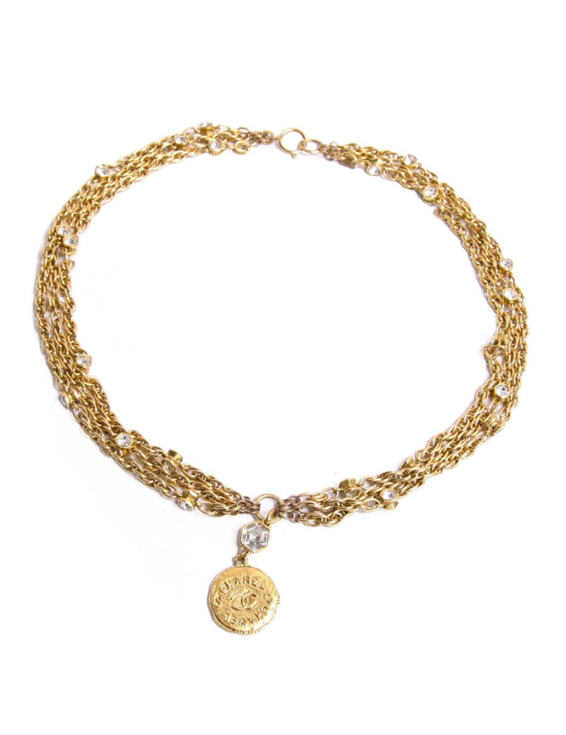 Collier triple rangs CHANEL couture