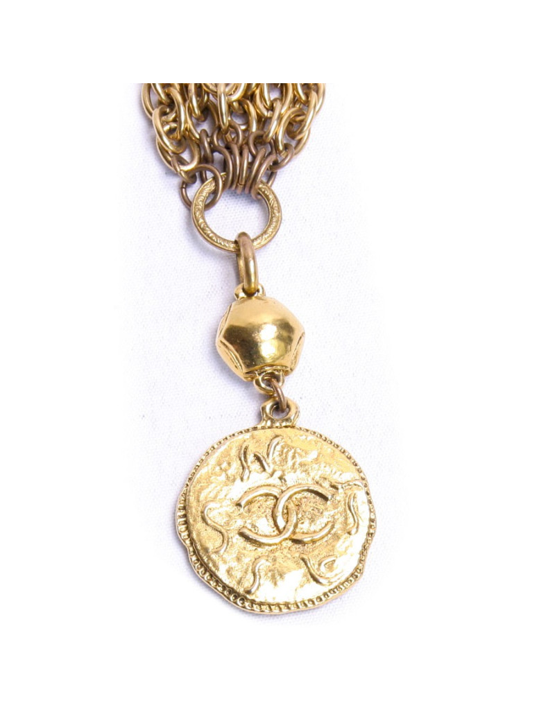 Collier triple rangs CHANEL couture