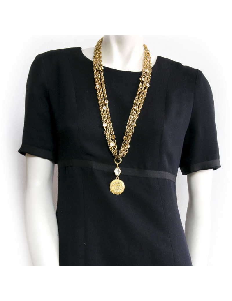 Collier triple rangs CHANEL couture