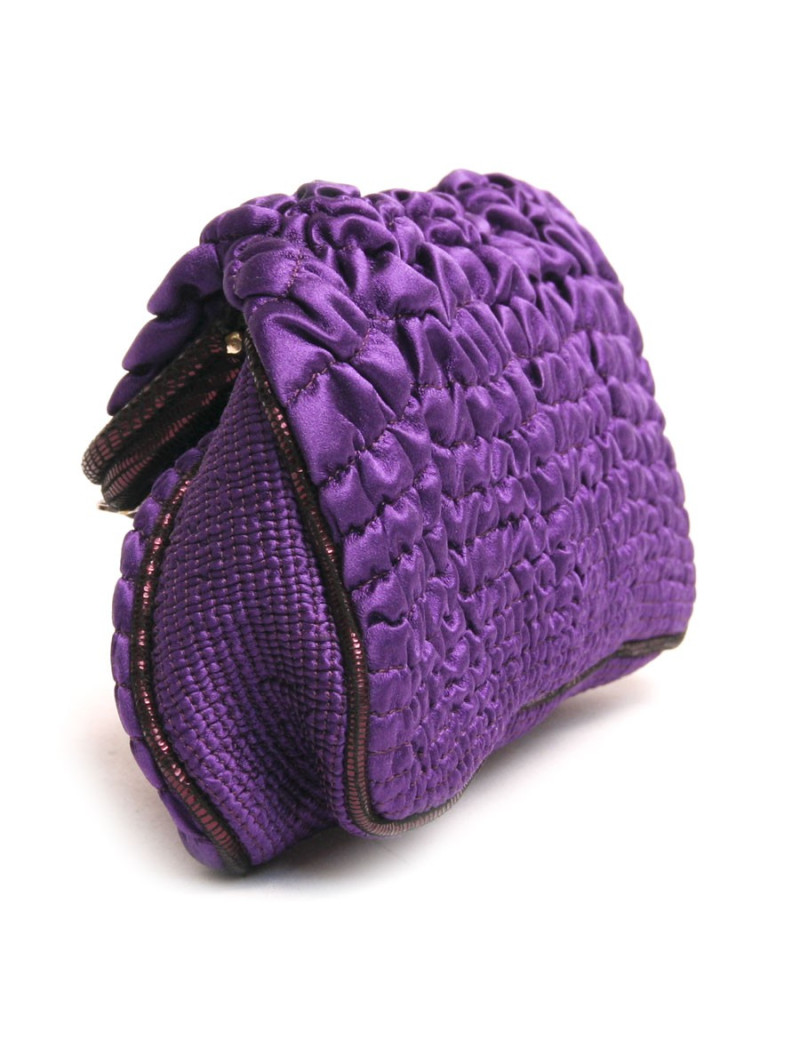 Pochette soie à smoke FENDI violet