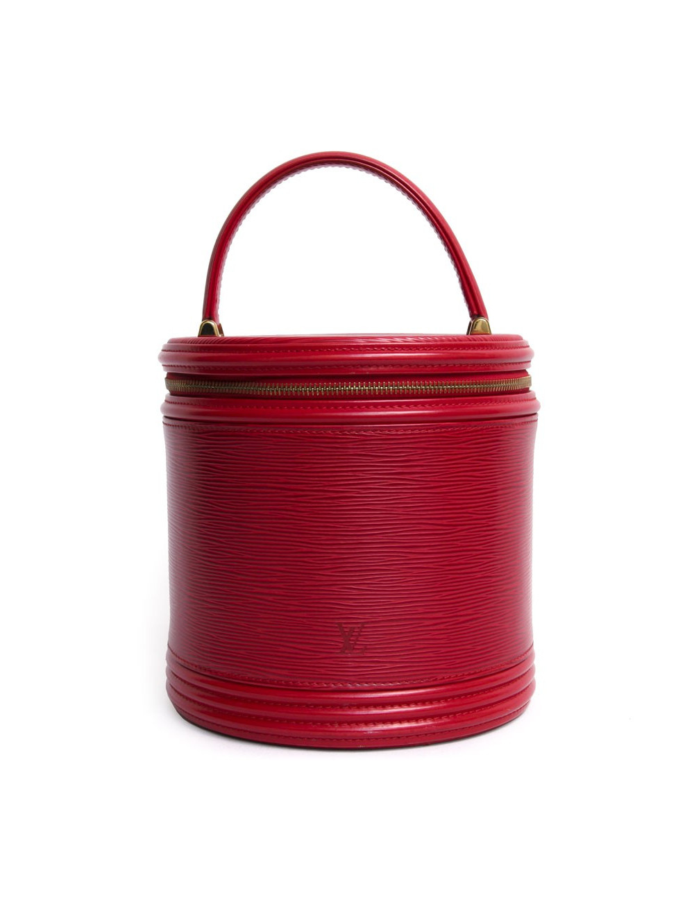 Sac seau LOUIS VUITTON cuir épi rouge