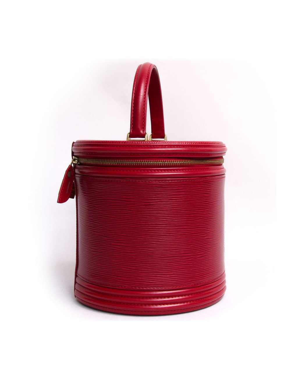 Sac seau LOUIS VUITTON cuir épi rouge