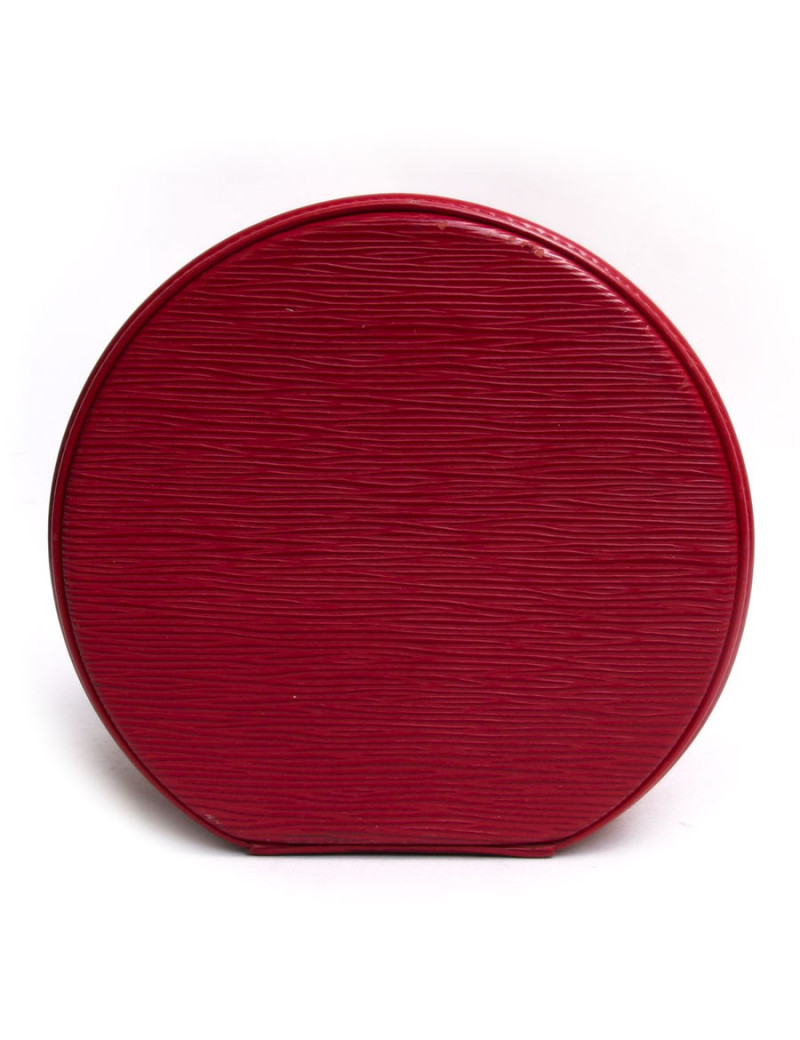 Sac seau LOUIS VUITTON cuir épi rouge