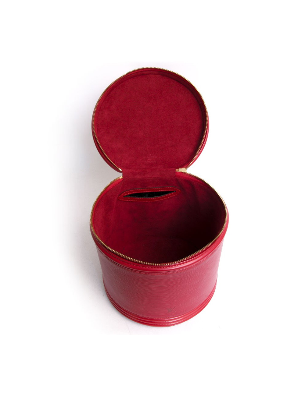 Sac seau LOUIS VUITTON cuir épi rouge