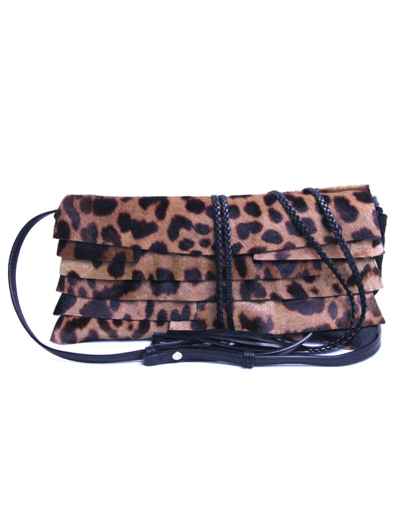 Sac pochette YVES SAINT façon poulain