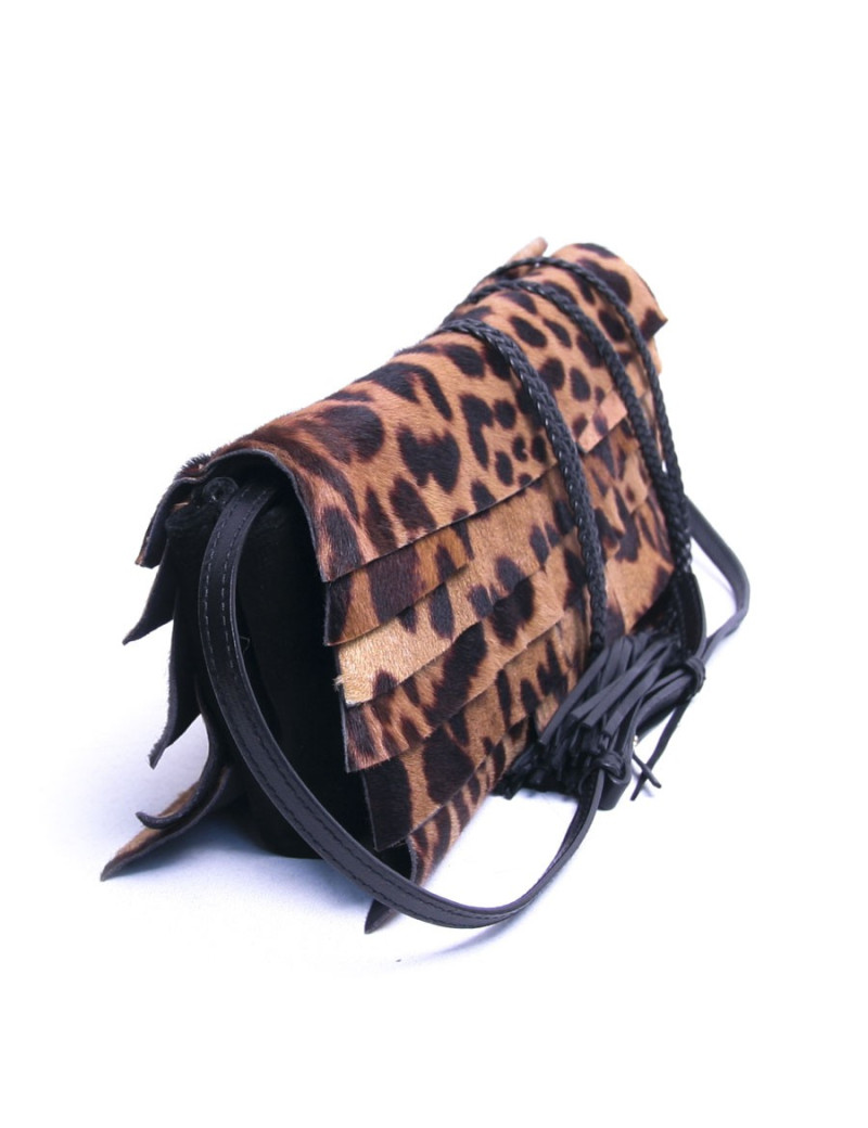 Sac pochette YVES SAINT façon panthère