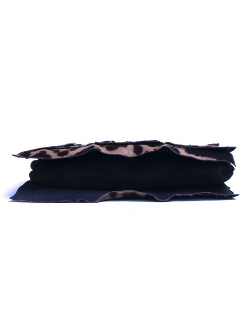 Sac pochette YVES SAINT façon panthère