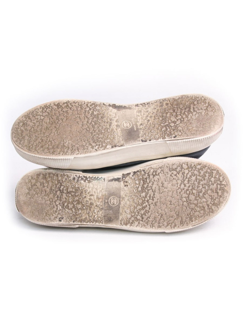 Chaussures de tennis CHANEL T39 toile