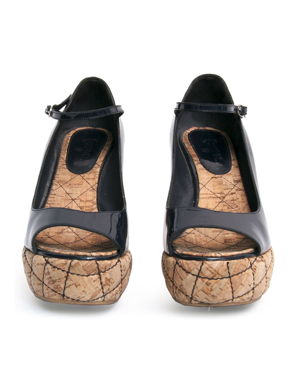 Sandales compensées CHANEL T