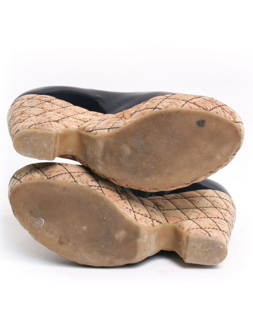 Sandales compensées CHANEL T