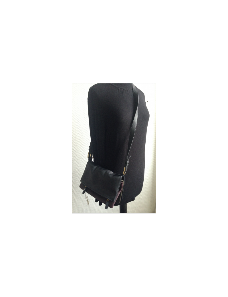 Sac cuir tricolore IRO