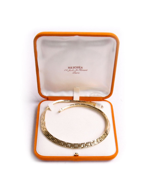 Collier Kilim HERMES or jaune 750
