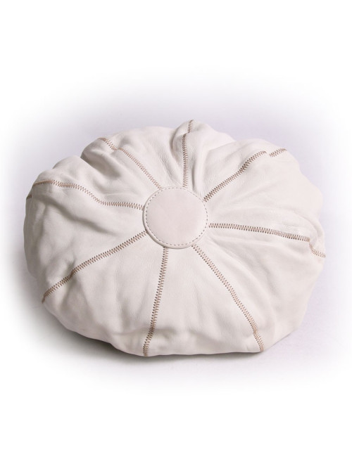 Sac CHANEL en cuir souple craie