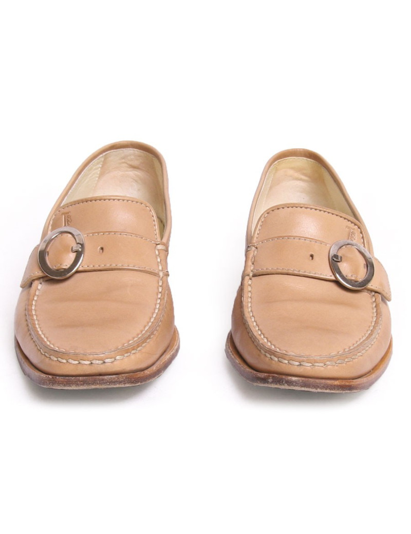 Moccassins TOD'S cuir beige T36,5