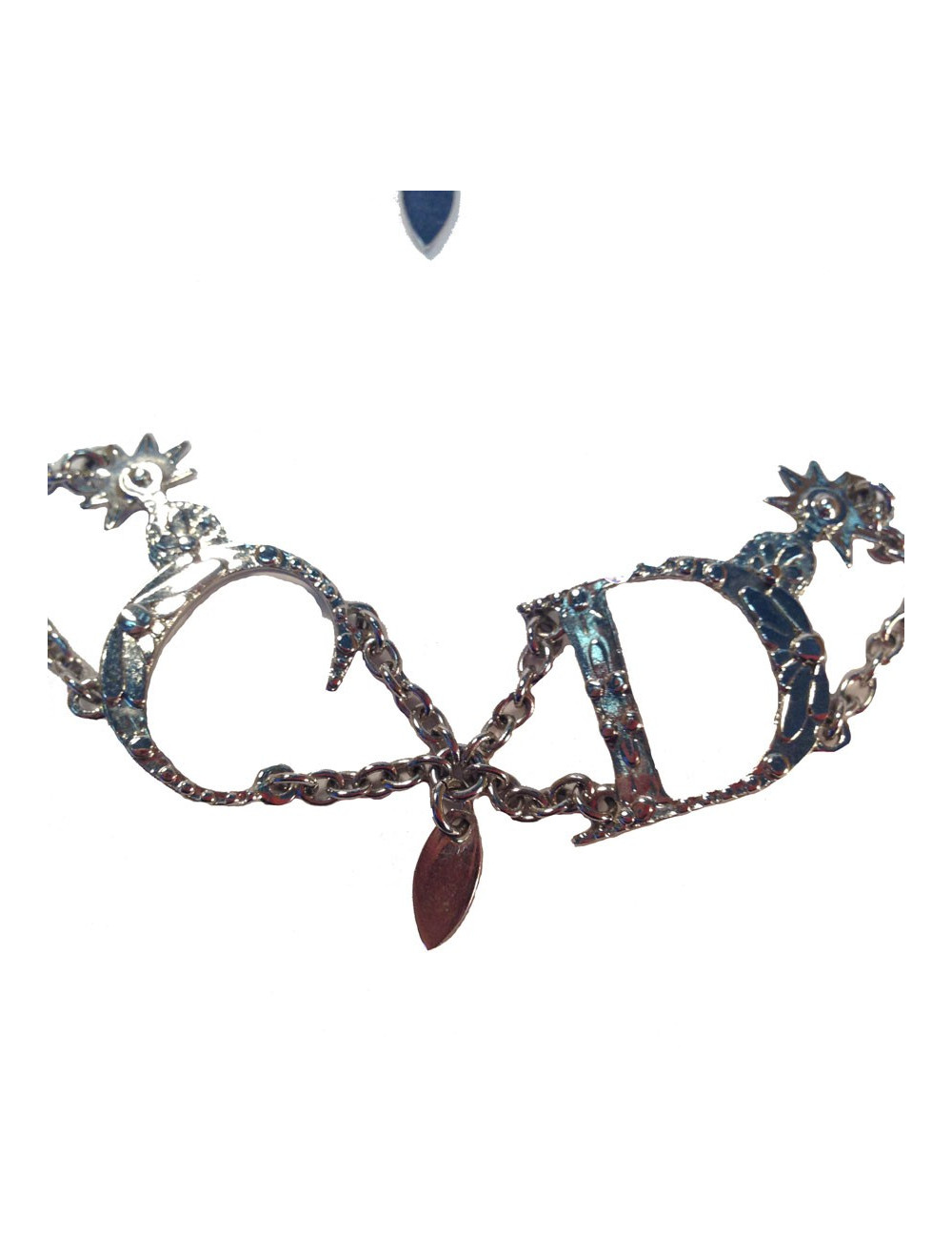 Adornment DIOR necklace and silver bracelet