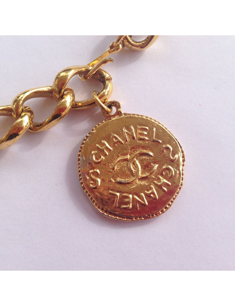 Ceinture CHANEL chaine dorée 90'