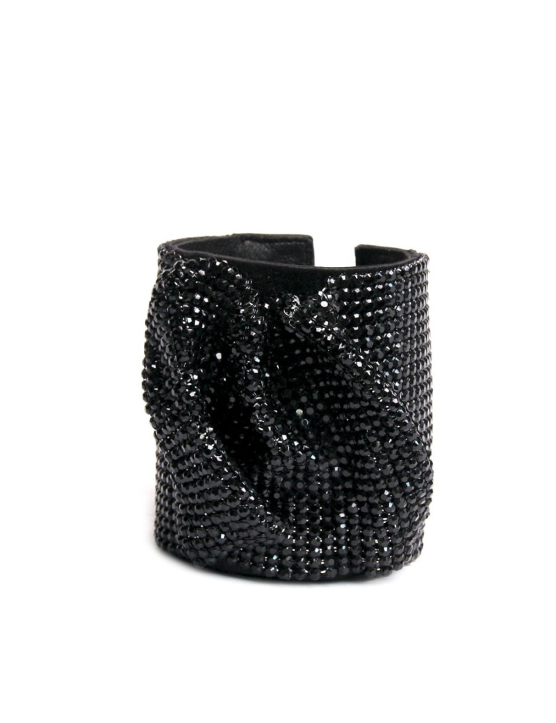 Bracelet BALMAIN cristal mesh noir