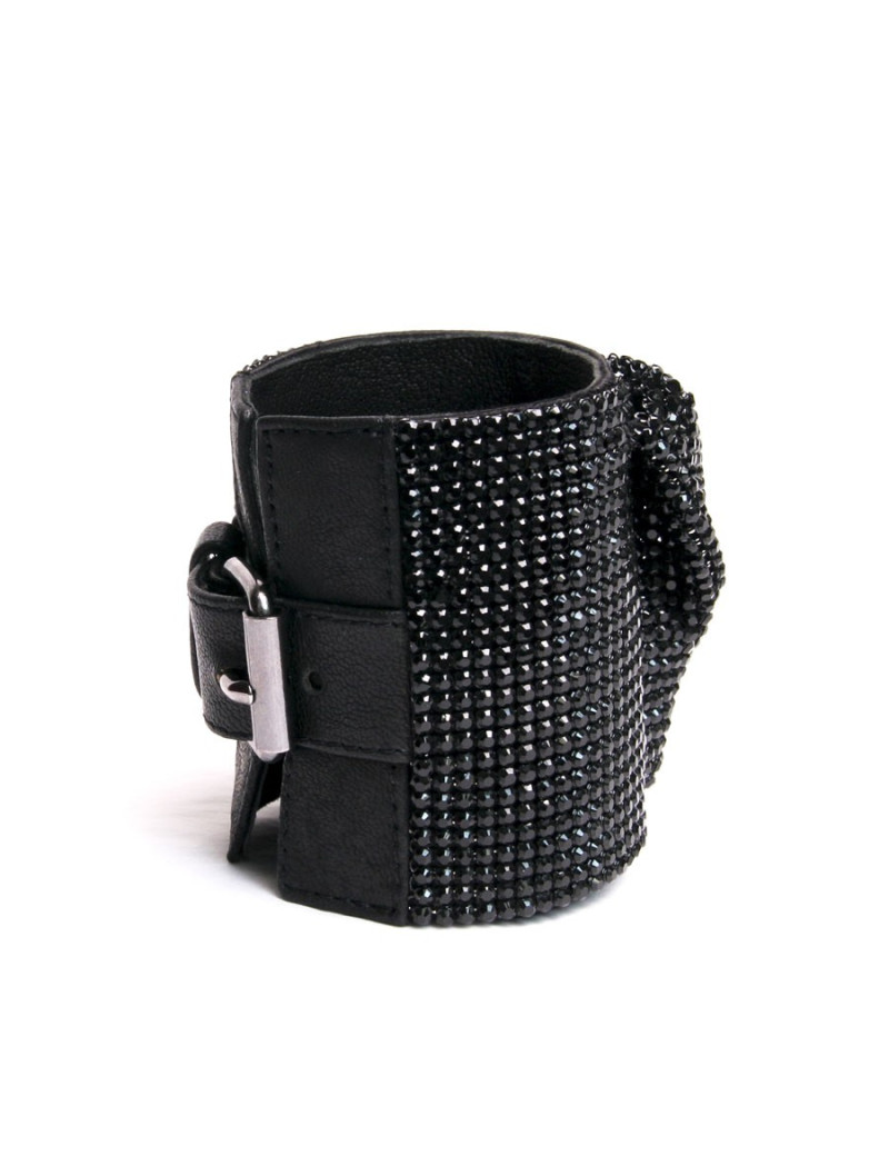 Bracelet BALMAIN cristal mesh noir