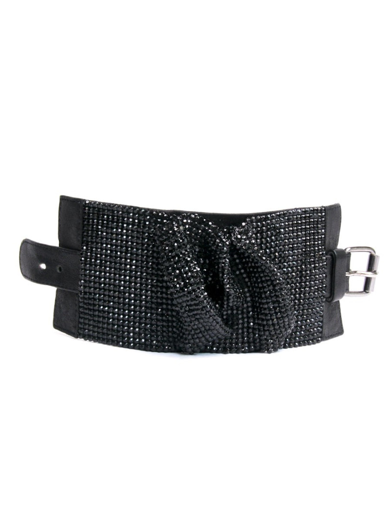 Bracelet BALMAIN cristal mesh noir