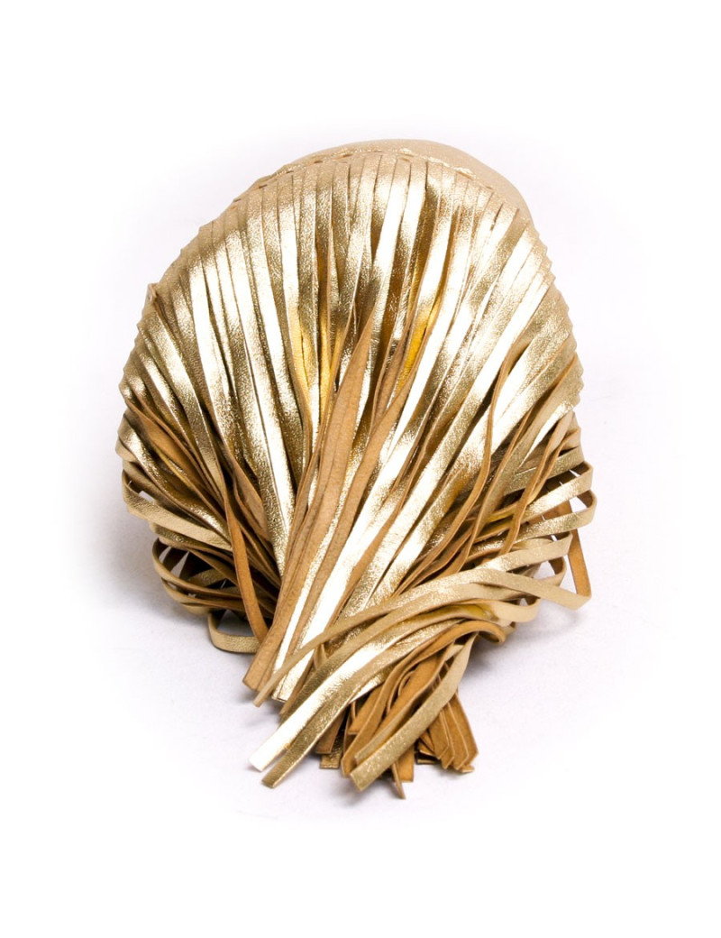 Sac SONIA RYKIEL lamé doré