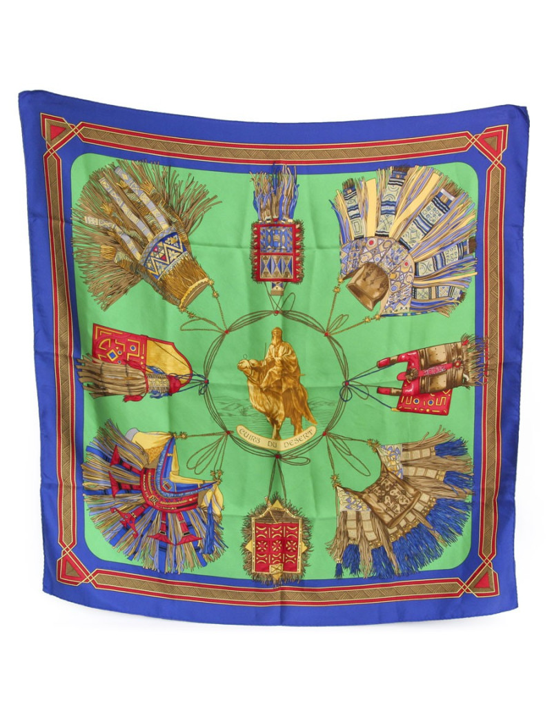 Foulard HERMES "cuir du désert"