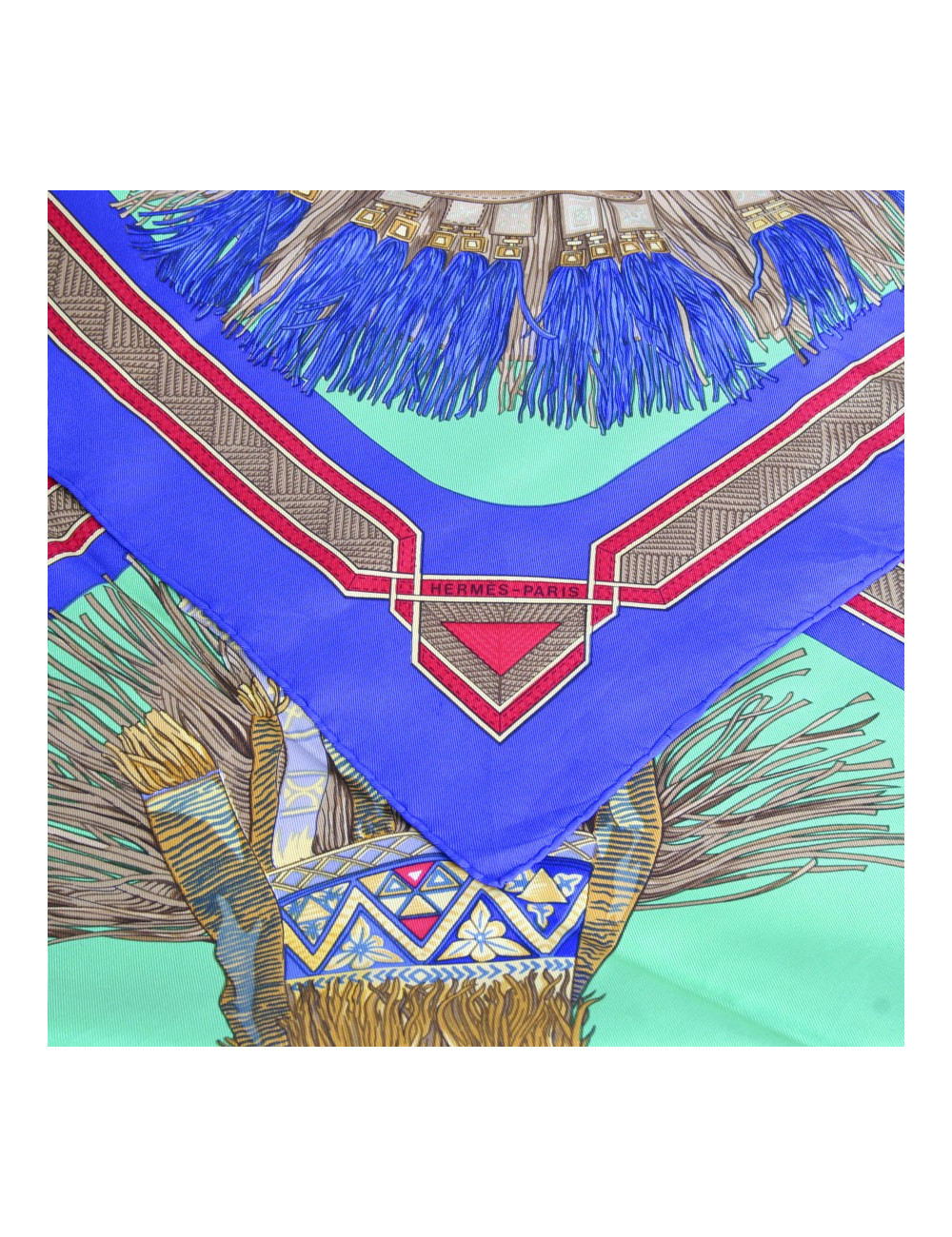 Foulard HERMES "cuir du désert"90 x90