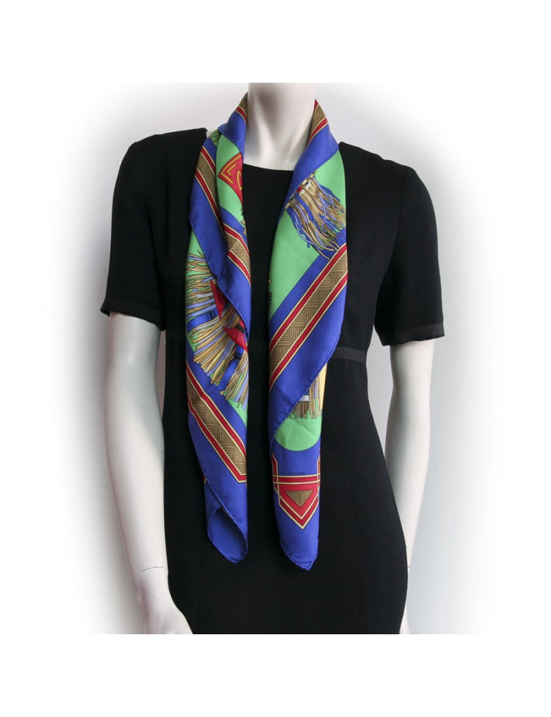 Foulard HERMES "cuir du désert"90 x90